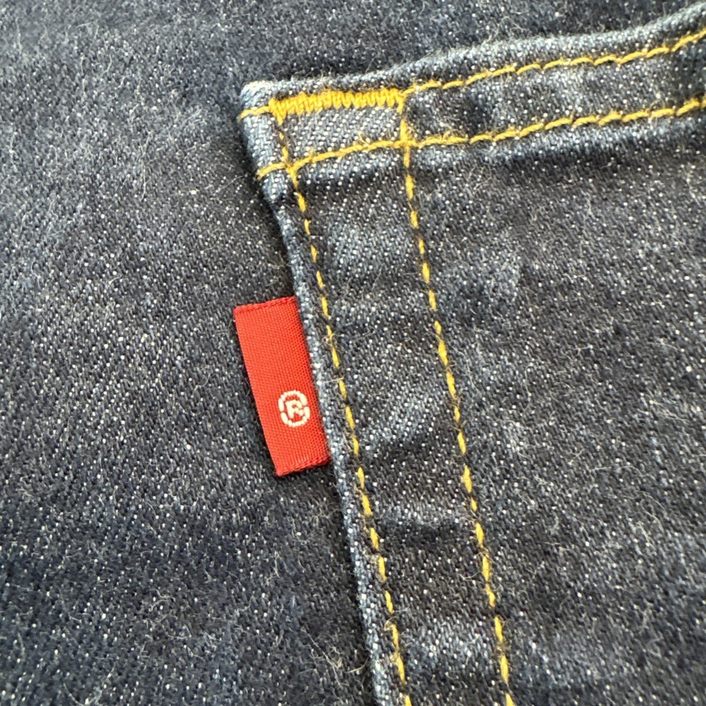 Levi's 541 Athletic Taper Fit Jeans Dark‎ Blue Wash Denim Men's Size 40 x 30 - Picture 8 of 15